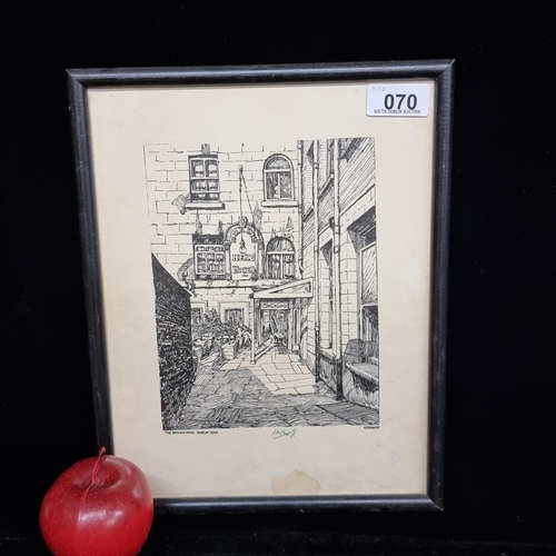 70 - Star lot : A brilliant hand signed etching titled 