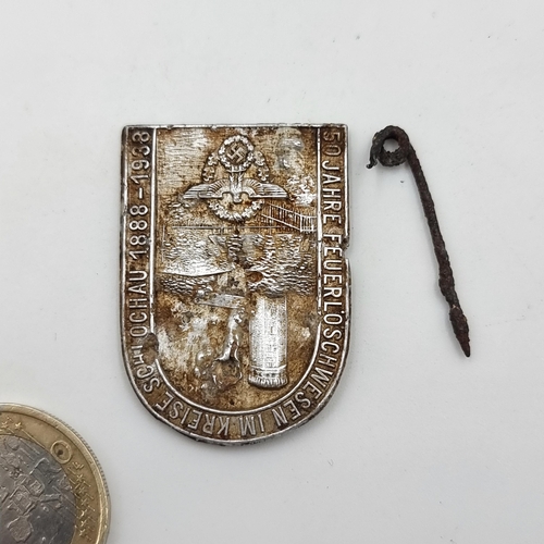 845 - A German Badge 1888 - 1938 Stating 