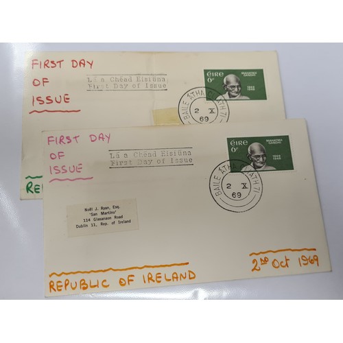 843 - A good collection of Irish first day covers over 30 from the 1950s on Including a rare Countess Mark... 