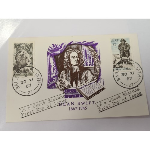 843 - A good collection of Irish first day covers over 30 from the 1950s on Including a rare Countess Mark... 