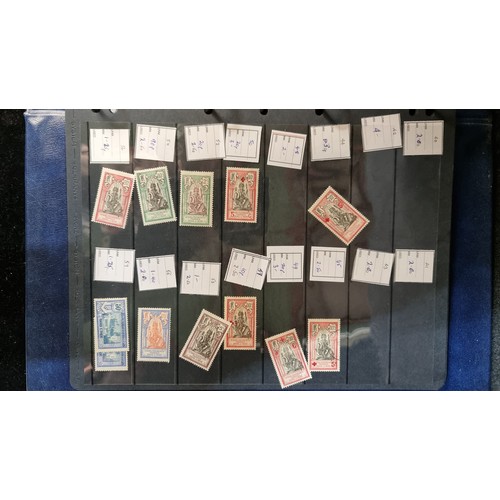 90 - A very interesting stamp collection housed in a high quality Hendon Album, featuring many examples f... 