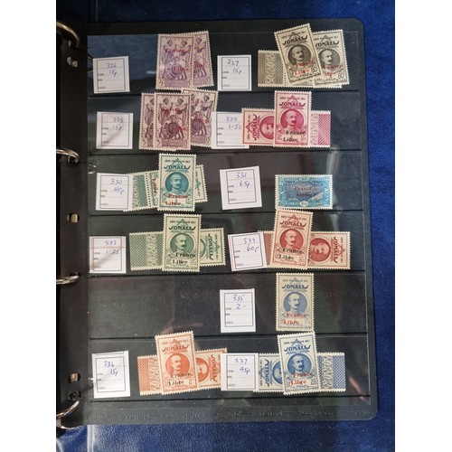 90 - A very interesting stamp collection housed in a high quality Hendon Album, featuring many examples f... 