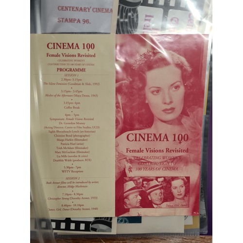 93 - A brilliant collection of Irish stamps and first day covers celebrating Irish cinema. Including the ... 