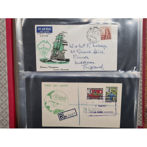 104 - A large collection of world first day covers. Including rare Israel, Kissinger Peace Talks, US Ragan... 