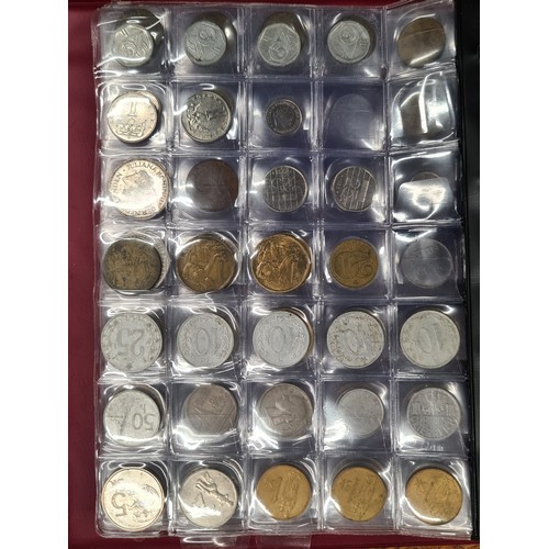 154 - An excellent coin collection consisting of approximately two hundred coins of different nationalitie... 