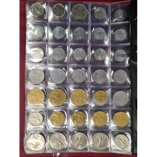 154 - An excellent coin collection consisting of approximately two hundred coins of different nationalitie... 