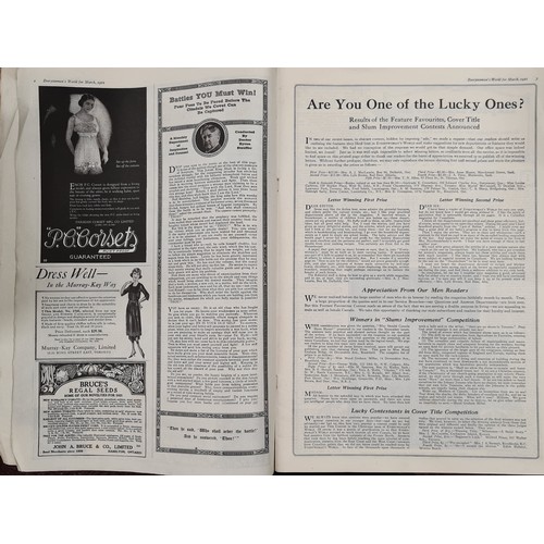 160 - A 1921 edition of ''Everywoman's World''. Containing plenty of advertising and information including... 