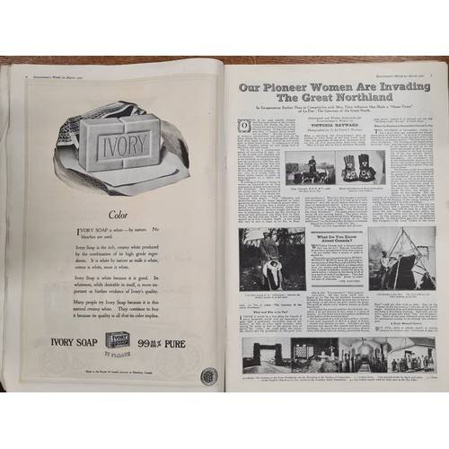 160 - A 1921 edition of ''Everywoman's World''. Containing plenty of advertising and information including... 