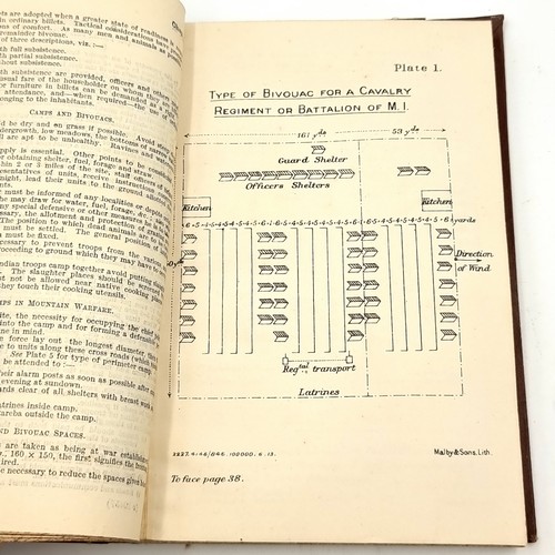 719 - A fabulous original antique field service pocket book signed J.C. Langham dated September 1913. Publ... 