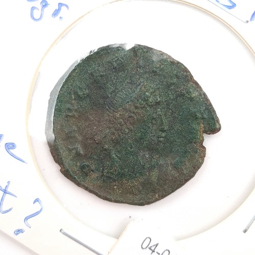 746 - An ancient Roman Arcadius Follis coin circa 383-388 AD.