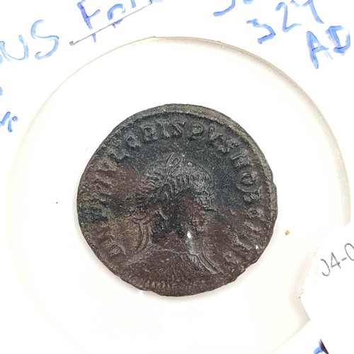 747 - An ancient Roman Crispus Follis coin circa 321-324 AD, very fine Heraclea.