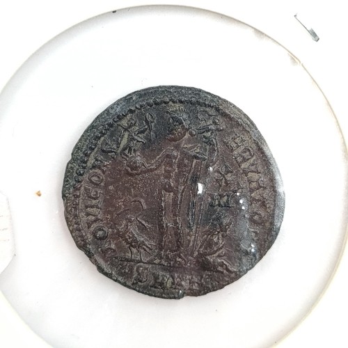 747 - An ancient Roman Crispus Follis coin circa 321-324 AD, very fine Heraclea.