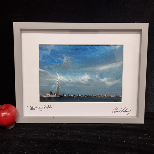 109 - A fabulous original oil on canvas painting by the listed Irish artist Marcel Lindsay showing a view ... 