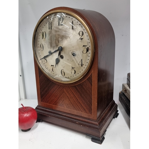 A handsome and large Junghans Wurttemberg 8 day mantle clock with