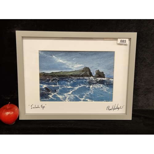 85 - A very atmospheric, original oil on-canvas painting by the Irish artist Marcel Lindsay, titled 