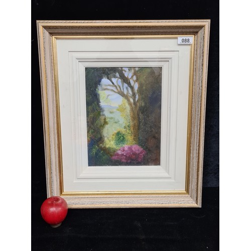 88 - An original oil on canvas painting  by listed artist Laura Marshall Morrisroe featuring an ethereal ... 