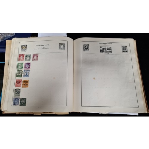 115 - A very impressive album of world stamps. Included are two George V examples, one overprinted with 