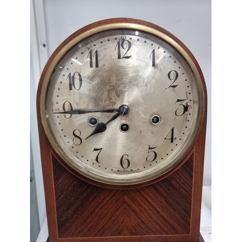 A handsome and large Junghans Wurttemberg 8 day mantle clock with