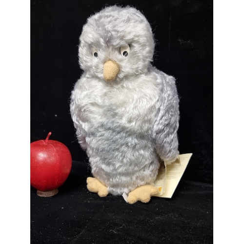 114 - A charming and wise Steiff limited edition Owl from the Classic Pooh collection, handmade in Germany... 