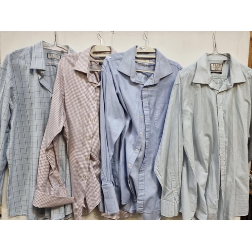 317 - Four men's shirts including two Thomas Pink examples (18 and 17.5), a Charles Tirwhitt (17.5-44) and... 