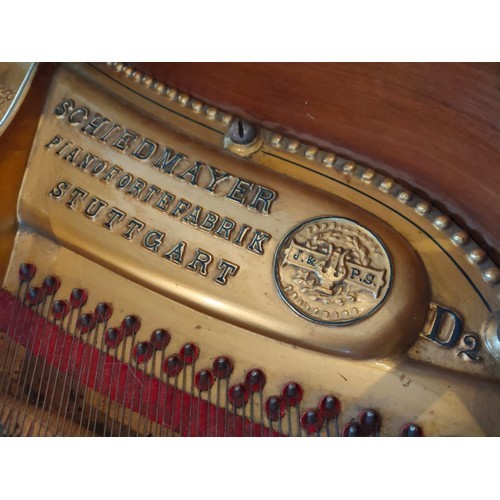 622 - Star Lot: A fabulous vintage German made 3/4 size grand piano by Schiedmayer, fomerly J & P Schiedma... 