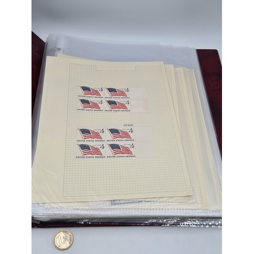 656 - A phenomenal stamp album filled with a super collection of United States postage stamps. Filled with... 