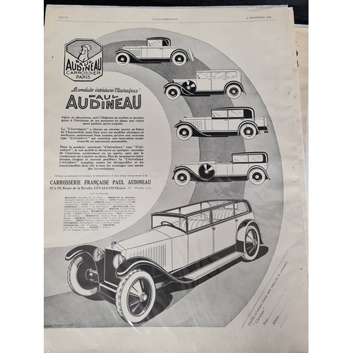 96 - A selection of twelve amazing 1920s car advertising posters from the French magazine 