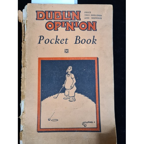 106 - Two vintage publications including the Dublin Opinion Pocket Book circa. 1935, filled with satirical... 