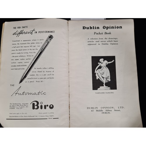 106 - Two vintage publications including the Dublin Opinion Pocket Book circa. 1935, filled with satirical... 