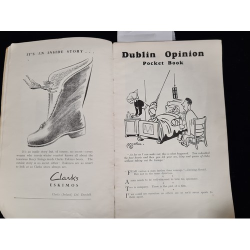 106 - Two vintage publications including the Dublin Opinion Pocket Book circa. 1935, filled with satirical... 