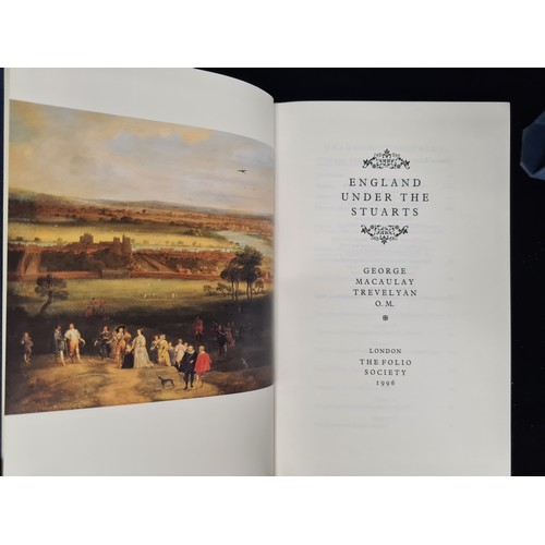 124 - Four beautiful Folio Society hardback books from the series A History of England, including 