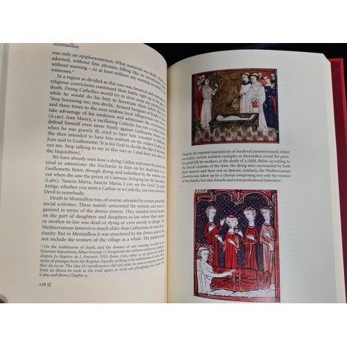 218 - Two hardback books including a 'Montaillou Cathars and Catholics in a French Village' by Emmanuel Le... 