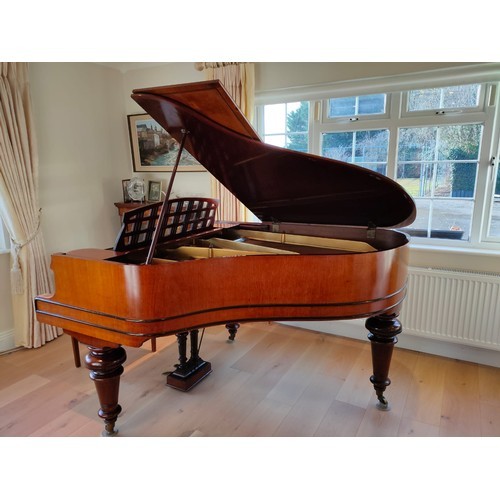 622 - Star Lot: A fabulous vintage German made 3/4 size grand piano by Schiedmayer, fomerly J & P Schiedma... 