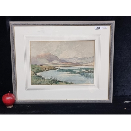 266 - Star Lot: A stunning vintage original watercolour on paper by the artist Theo J. Gracey featuring a ... 