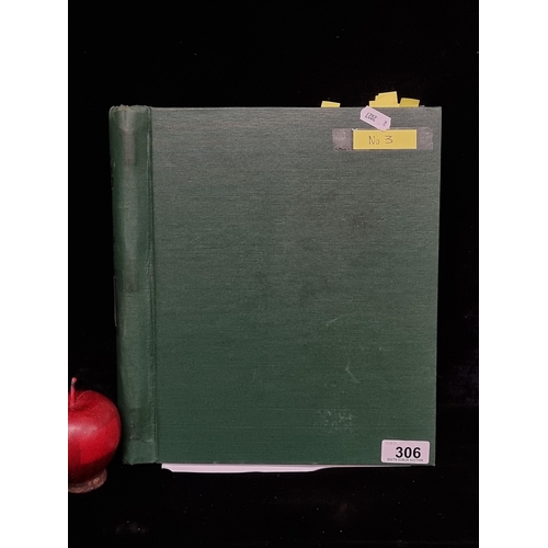 306 - A large leather-bound copy of The Tower Stamp Album No. 3 ('The Green Album') filled with numerous w... 