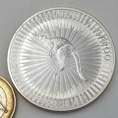 848 - A Queen Elizabeth Australian fine silver one dollar coin, dated 2022. In mint condition.