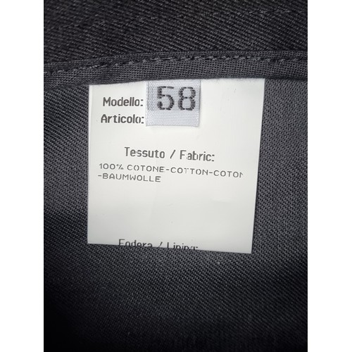 125 - A pair of black Nicky Wallace Italian made men's denim trousers, brand new with original tags intact... 