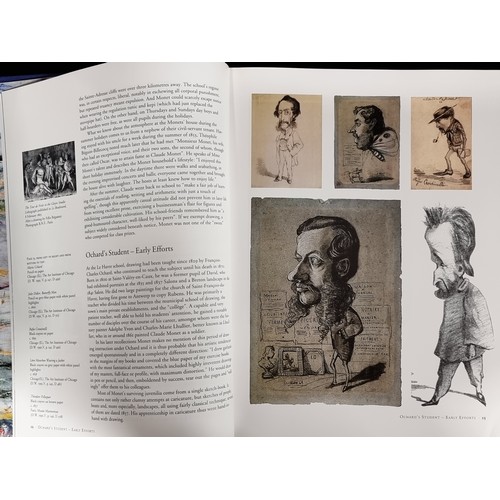 280 - A very large four volume hardback compendium of Monet compiled by Daniel Wildenstein and published b... 