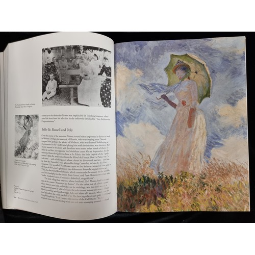 280 - A very large four volume hardback compendium of Monet compiled by Daniel Wildenstein and published b... 