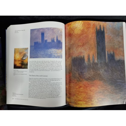 280 - A very large four volume hardback compendium of Monet compiled by Daniel Wildenstein and published b... 