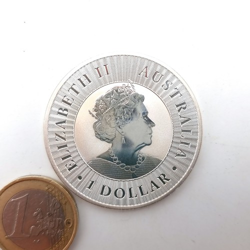 848 - A Queen Elizabeth Australian fine silver one dollar coin, dated 2022. In mint condition.