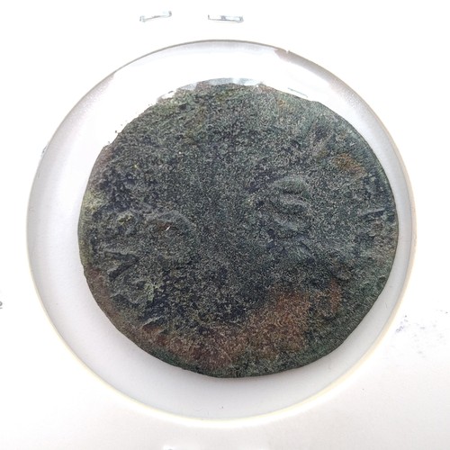 27 - A Claudius A.S Rome Mint 71-50 A.D coin, with further detail to sleeve.