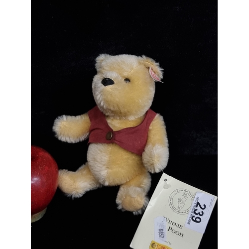 239 - A highly collectable Steiff limited edition Winnie the Pooh from the Classic Pooh collection, handma... 
