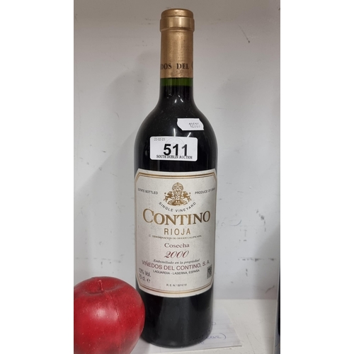 511 - A sealed bottle of 2000 Contino Rioja Cosecha from the Viñedos Del Contino. Capacity 75cl. Retailing... 