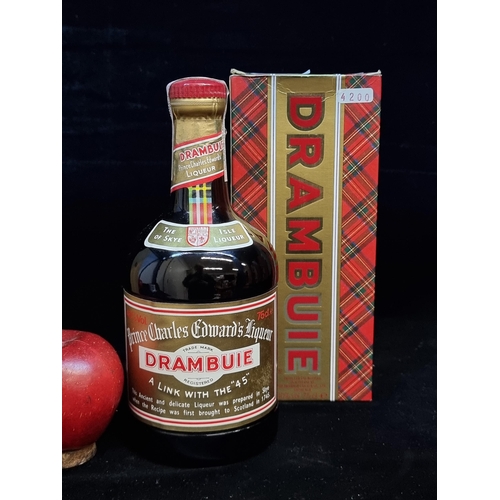 554 - A sealed bottle of 1968 Prince Charles Edward's Drambuie. Liqueur from the Isle of Skye. Capacity 75... 