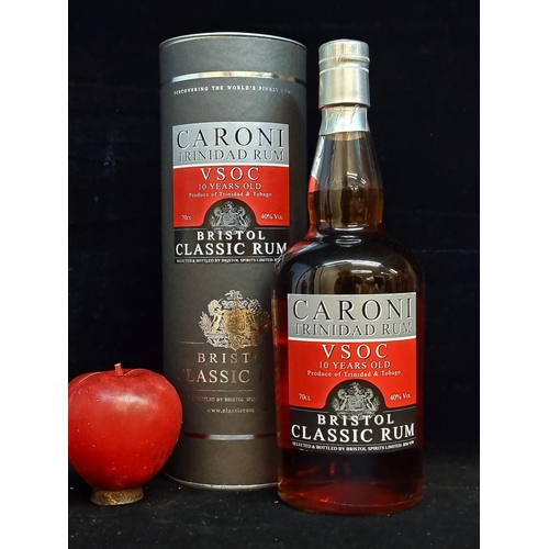 564 - A new sealed  70cl bottle of Caroni VSOC Bristol Classic Rum, aged 10 years, in original presentatio... 