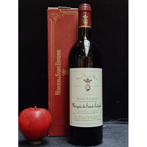 630 - A 75cl sealed bottle of 1992 Marquis de Saint-Estephe 