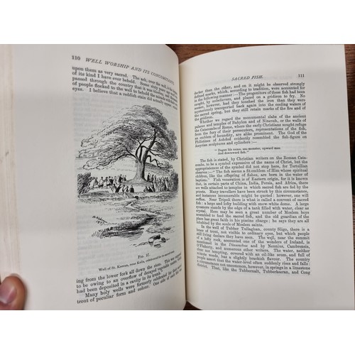 210 - Two vintage hardback books comprising of volume I and II of 'Traces of the Elder Faiths of Ireland' ... 