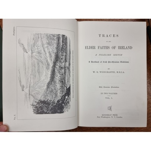 210 - Two vintage hardback books comprising of volume I and II of 'Traces of the Elder Faiths of Ireland' ... 