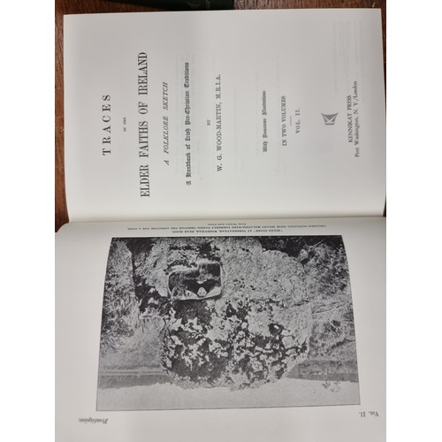 210 - Two vintage hardback books comprising of volume I and II of 'Traces of the Elder Faiths of Ireland' ... 